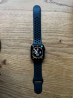 "Apple Watch 7", 45 mm, "WiFi+Cellular", retai naudotas, be įbrėžimų, visas juodas